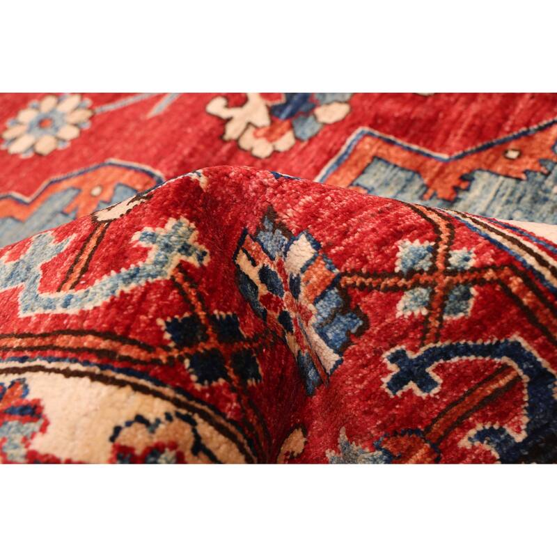 ECARPETGALLERY Hand-knotted Aryana Red Wool Rug - 8'2 x 10'3