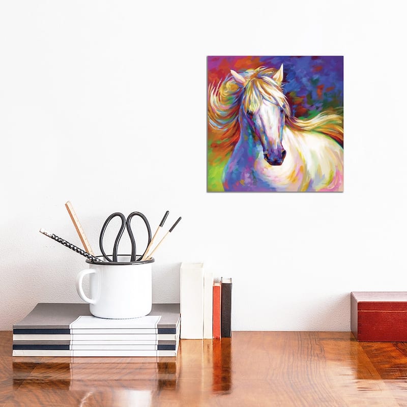 iCanvas "Elegant Horse" by Leon Devenice Canvas Print - 12x12x0.75