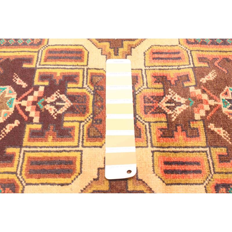 ECARPETGALLERY Hand-knotted Teimani Beige Wool Rug - 2'8 x 4'4