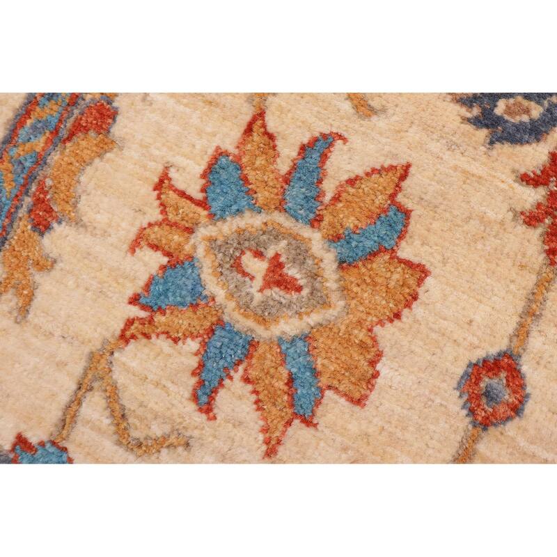 Classic Ziegler Brennen Tan Rust Hand-Knotted Wool Runner - 2'1'' x 4'10''