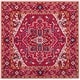 preview thumbnail 3 of 13, SAFAVIEH Handmade Bellagio Gwendolyn Modern Oriental Wool Rug 5' Square - Red/Pink - Square