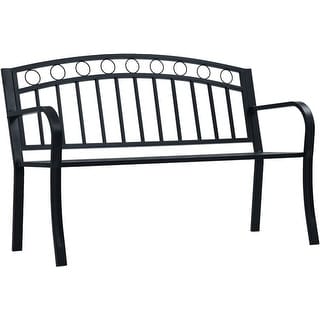 Outdoor Bench - Black - Bed Bath & Beyond - 40736983