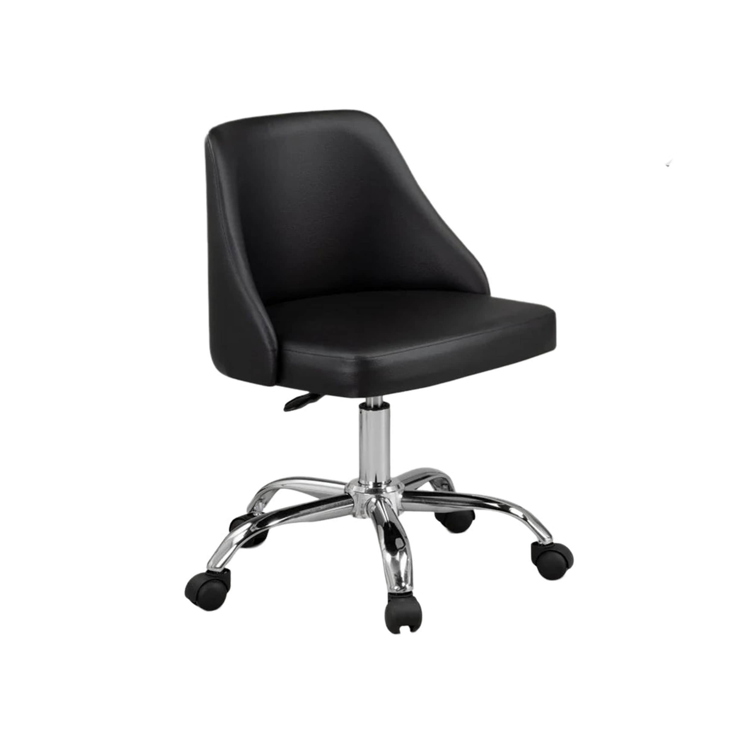 Black chrome office chair new arrivals