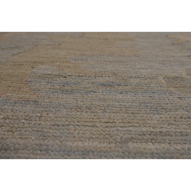 Oriental Oushak Turkish Large Area Rug Hand-Knotted Wool Carpet - 10'2"x 13'11"