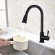 preview thumbnail 12 of 13, Proox Commercial Single Handle Pull Down Sprayer Kitchen Sink Faucet with Soap Dispenser