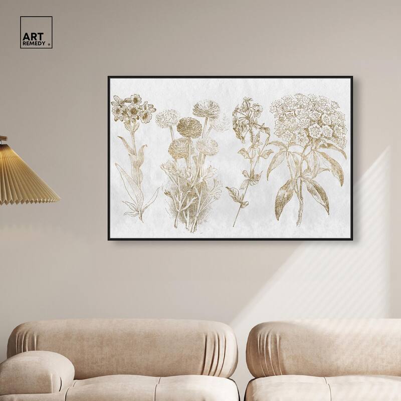 Floral Selection Quad Canvas by Art Remedy
