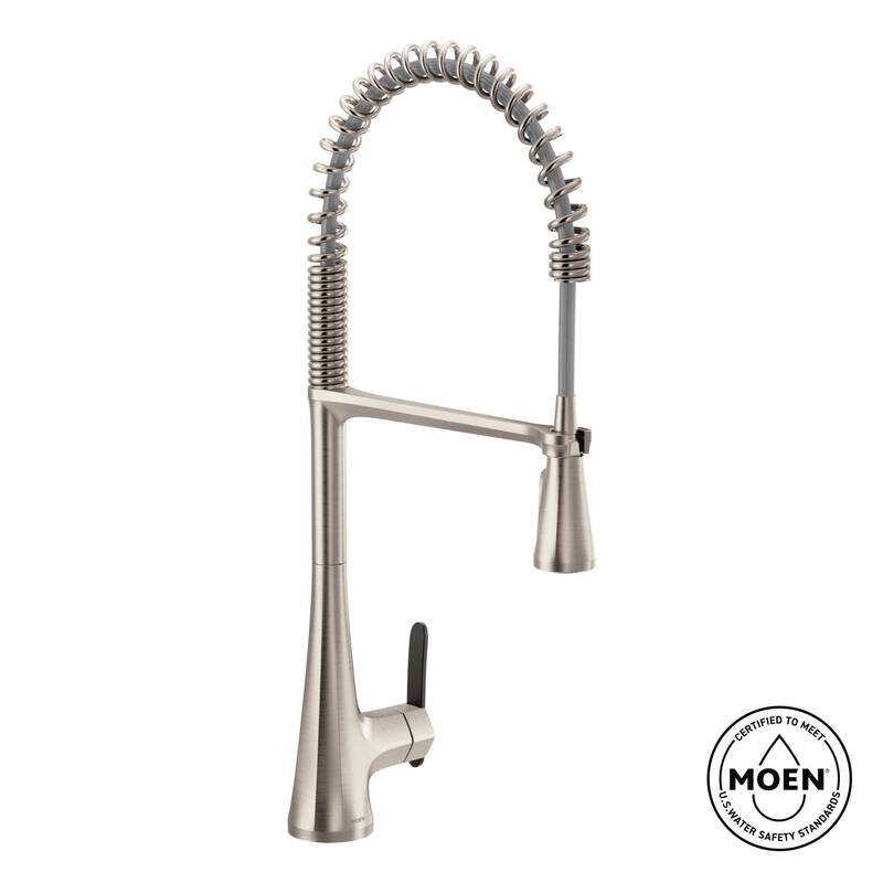 Moen Sinema 1.5 GPM Single Hole Pre-Rinse Pull Down Kitchen Faucet