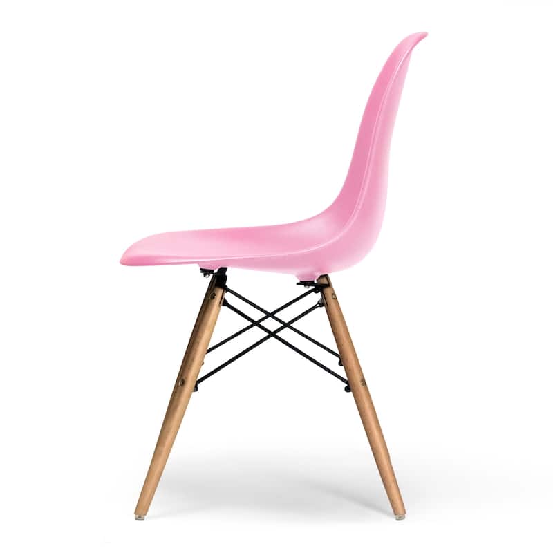 Paris-2 Side Chairs with Natural Legs (Set of 2)