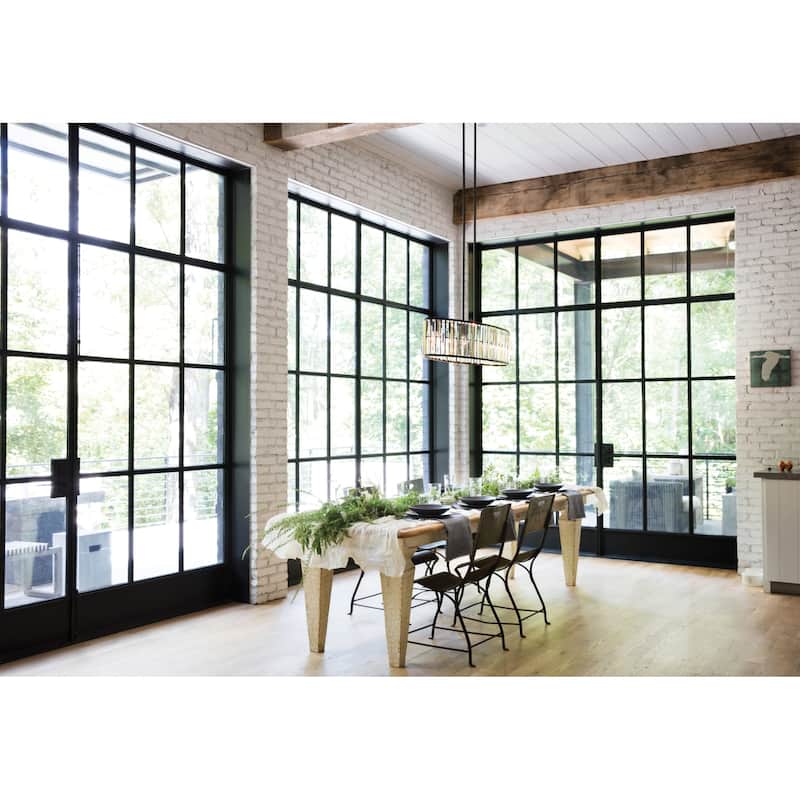 Fredrick Ramond 6 Light Chandelier From the Gemma Collection