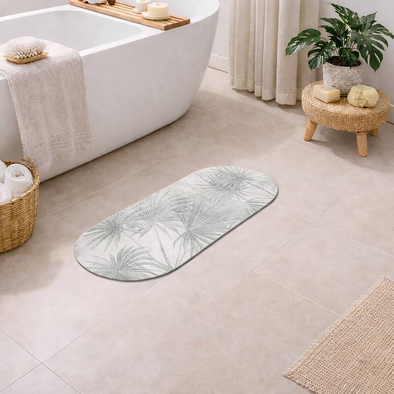 Decorative Runner Bath Mat 40x18 Ultra Absorbent Quick Dry Rug