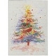 preview thumbnail 3 of 16, Machine Washable Indoor/ Outdoor Christmas Tree Chantille Rug