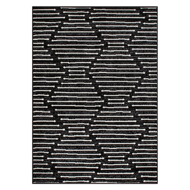 World Rug Gallery Boho Stripe Design Area Rug