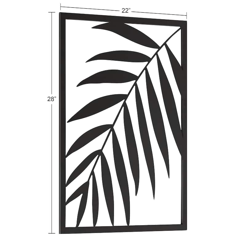 Kate and Laurel Malak Metal Framed Wall Art