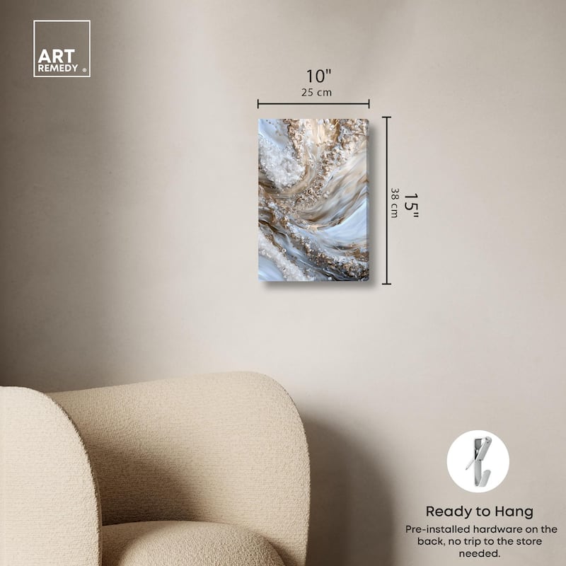 Effervescent Earth III Canvas by Art Remedy, Gallery Wrapped