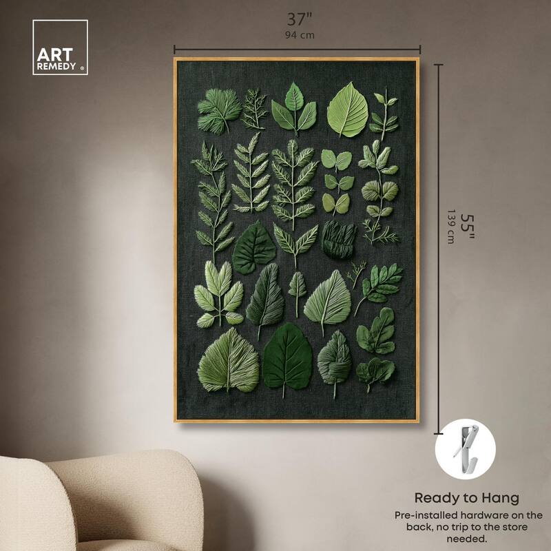 Leaf Library III Canvas by Art Remedy