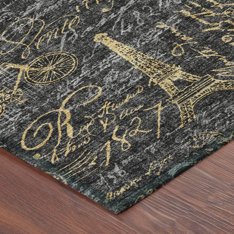 Machine Washable Indoor/ Outdoor Paris Chic Chantille Rug