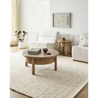 Livabliss Curly Cottage Solid Area Rug
