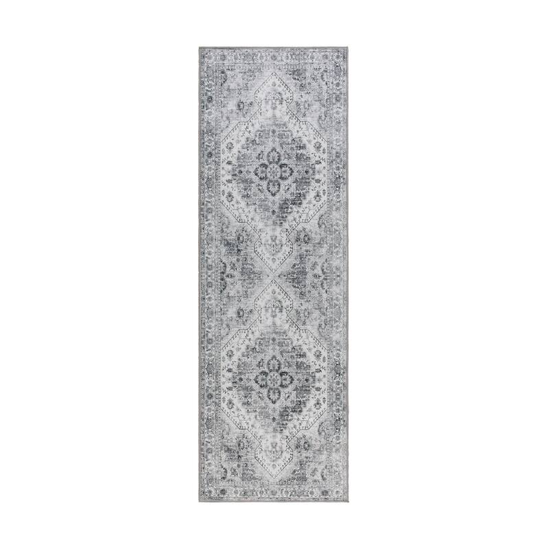 Creative Home Ideas Washable Skid-Resistant Chenille Rug
