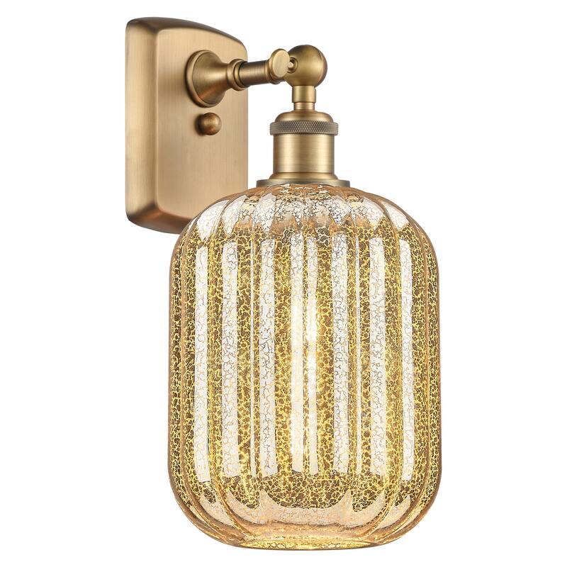 Innovations Lighting 516-1W-13-7 Preston Sconce Preston 13" Tall Wall - Brushed Brass / Mercury
