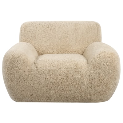 Uttermost Abide Sheepskin Accent Chair - 51"W x 31"H x 42"D