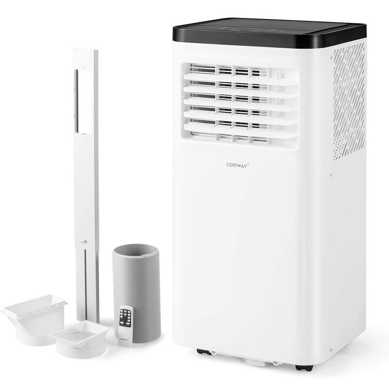 Costway 8000 BTU Portable Air Conditioner with Fan and Dehumidifier - See Details - White