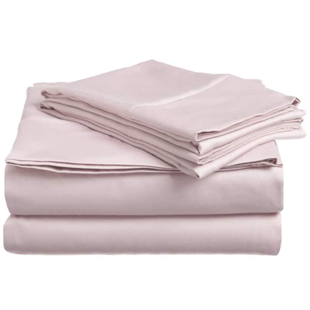 Superior Egyptian Cotton Solid Sheet or Pillow Case Set - Twin XL - Lilac
