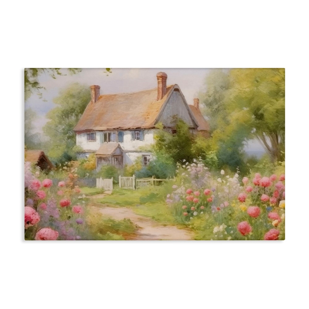 Stupell Nature Filled Cottage Garden Canvas Wall Art Design By Nini Art