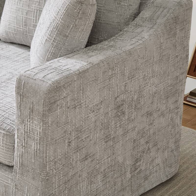 83.9"W Modern Casual Sofa With Removable Upholstery Cover