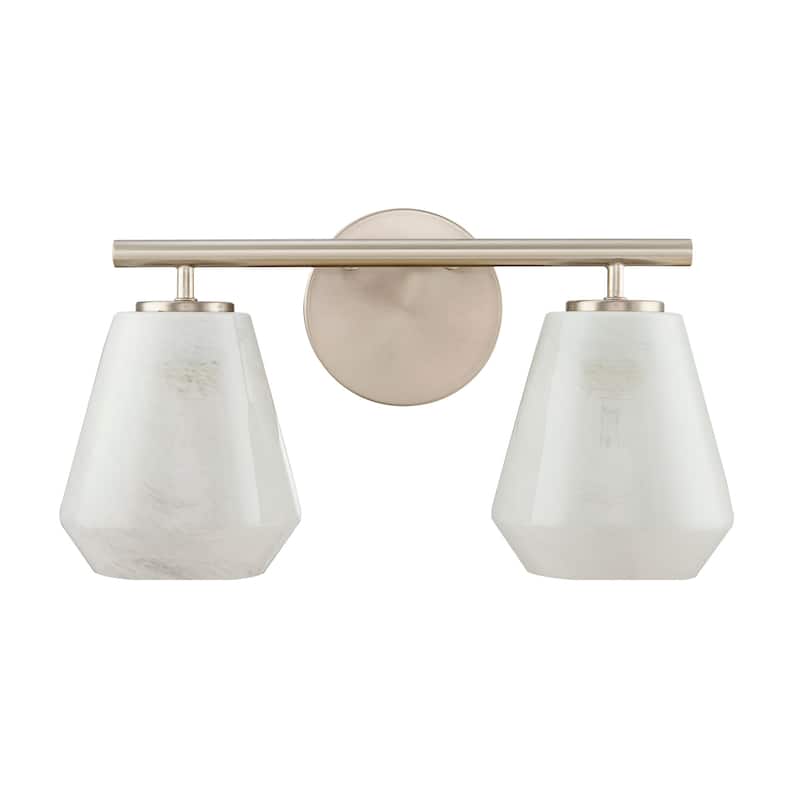 Artcraft Brooke Bathroom Vanity - Wispy White Glassware Shade