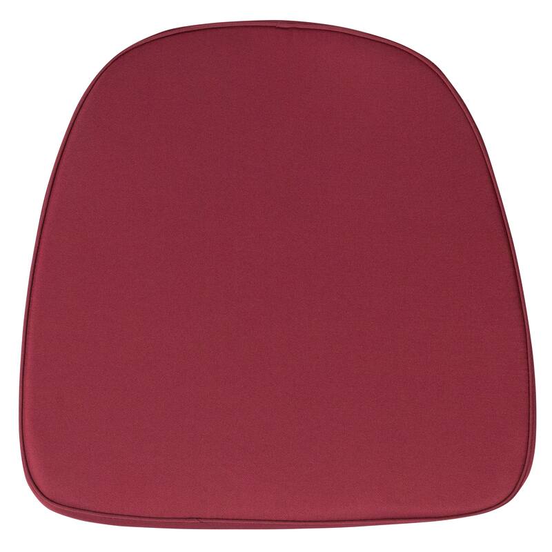 Soft Fabric Chiavari Chair Cushion - Burgundy