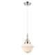 Option Polished Nickel / Matte White Shade