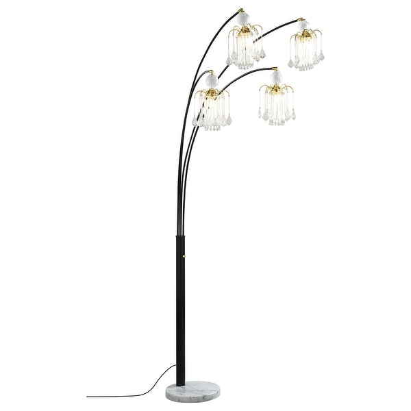 Crystal floor lamp sale best sale