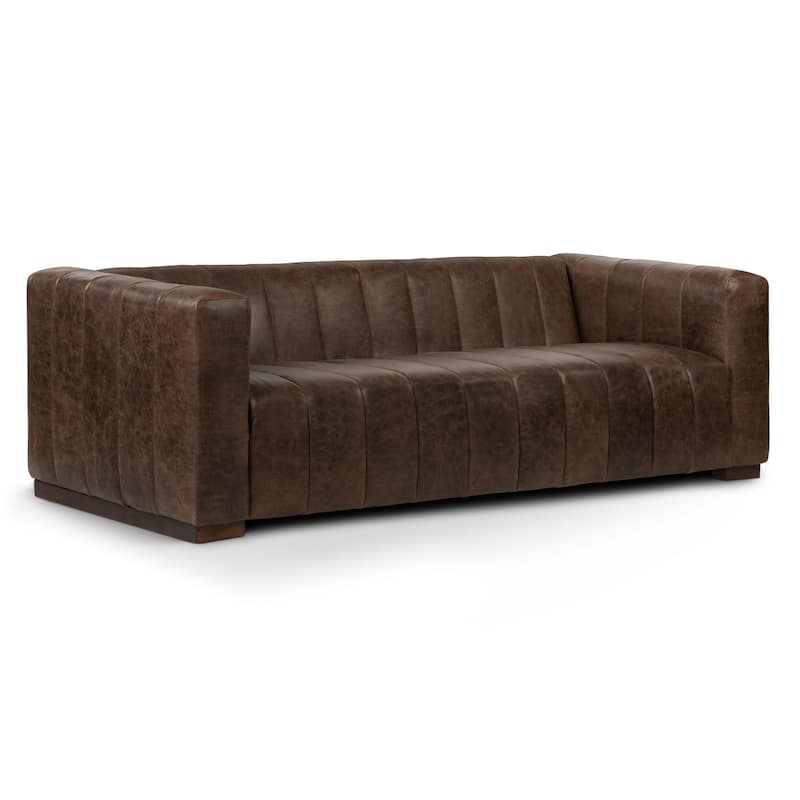 Poly & Bark Canale Sofa - Full Grain Genuine Italian Leather