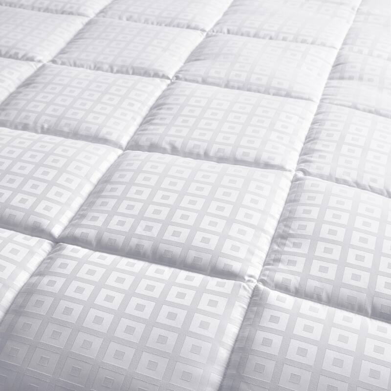 All Season Down Alternative Comforter Duvet Insert with Jacquard Cover