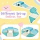 preview thumbnail 5 of 7, Soft Climb and Crawl Foam Playset 9 in 1