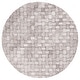 preview thumbnail 118 of 121, SAFAVIEH Handmade Micro-Loop Courteney Transitional Wool Rug 5' Round - Brown/Ivory