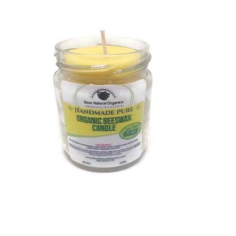 6" Golden Yellow Aromatherapy Container Candle