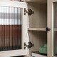 preview thumbnail 23 of 28, Middlebrook Fluted Glass 2 Door USB Nightstand, Set of 2