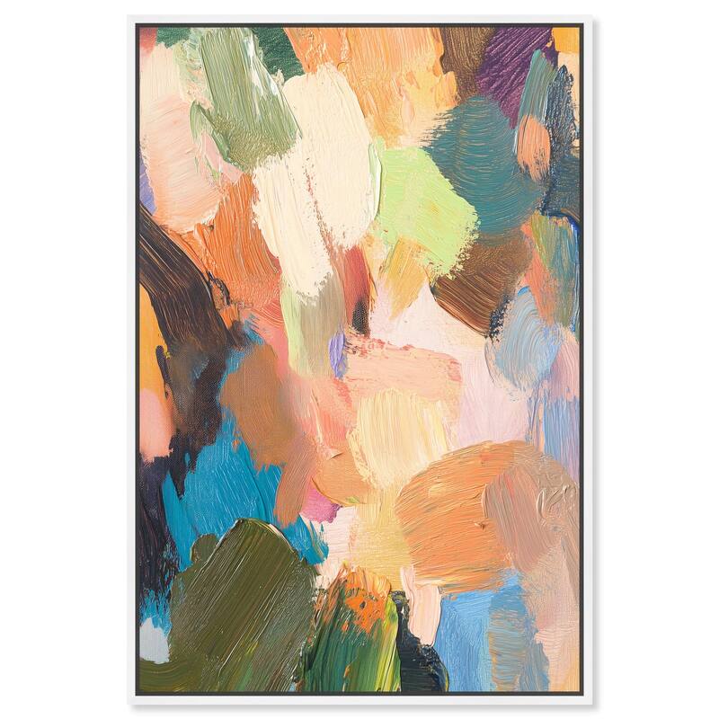 Chromatic Surge III Canvas by Art Remedy - White - 10" x 15"