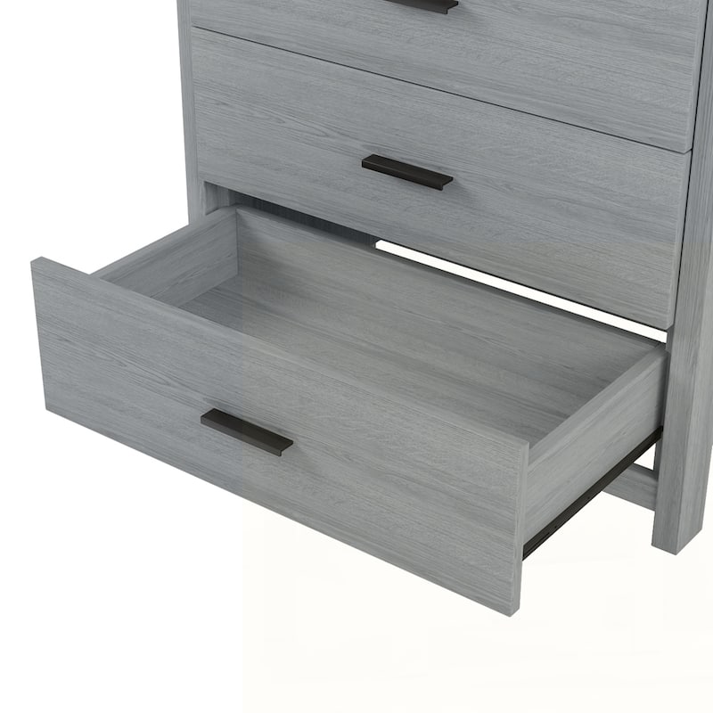Wooden Dresser with 5 Drawer