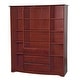 preview thumbnail 8 of 13, Palace Imports 100% Solid Wood Shelf for Family, Grand, Flexible Wardrobe Armoires