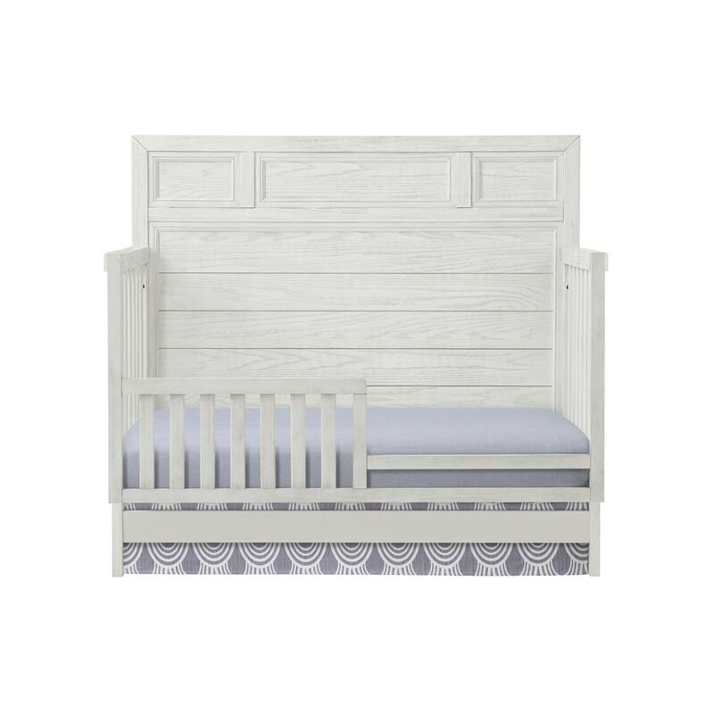 Foundry 56" Wide Traditional Wood Convertible Crib, White Dove