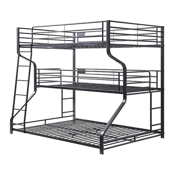 3 tier bunk beds white