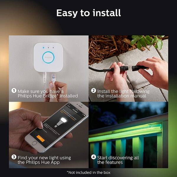 Shop Philips Hue White Color Ambiance 16ft Overstock 29486483