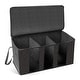preview thumbnail 2 of 2, Enova Home Dark Grey Non Woven Fabric Foldable Storage Underbed Clothes Cover Bag