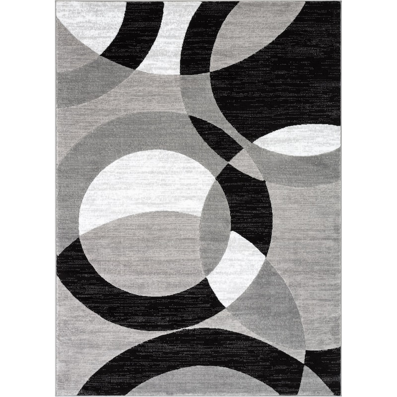 Well Woven Dulcet Bingo Modern Geometric Circles Area Rug