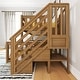 preview thumbnail 27 of 26, Max and Lily Twin over Full Low Bunk with Staircase