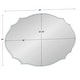 preview thumbnail 65 of 70, Kate and Laurel Leanna Scalloped Oval Wall Mirror