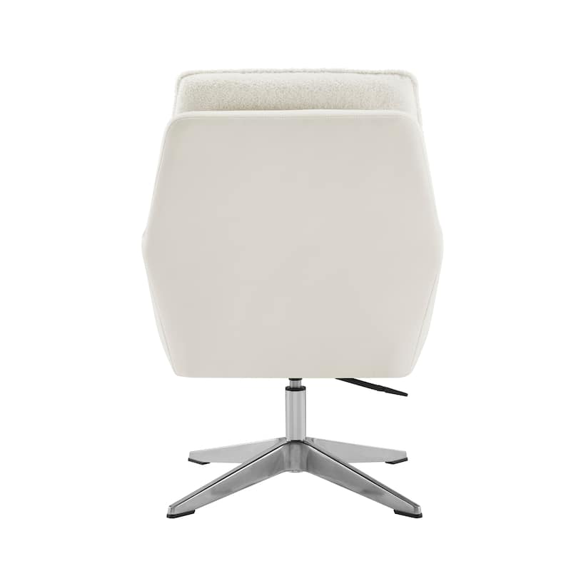 Marcia Swivel Sherpa Chair Accent Chair