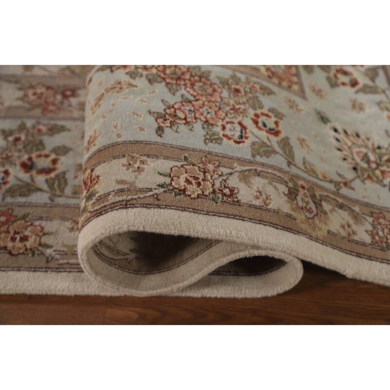 Vegetable Dye Tabriz Chinese Area Rug Handmade Wool Carpet - 8'8" x 11'6"